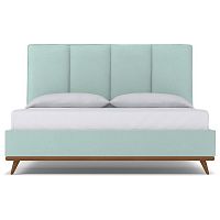 кровать двуспальная 180х200 голубая carter sky в Нижнем Тагиле