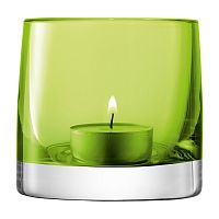 подсвечник стеклянный зеленый лайм для чайной свечи light colour, 8,5 см в Нижнем Тагиле