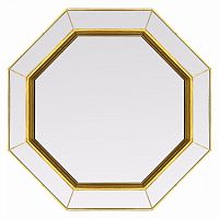 зеркало золотое венецианское восьмиугольное espresso gold в Нижнем Тагиле