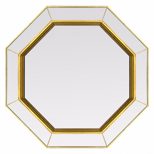 зеркало золотое венецианское восьмиугольное espresso gold в Нижнем Тагиле