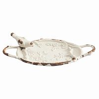 декоративное блюдо pewter dish серое в Нижнем Тагиле