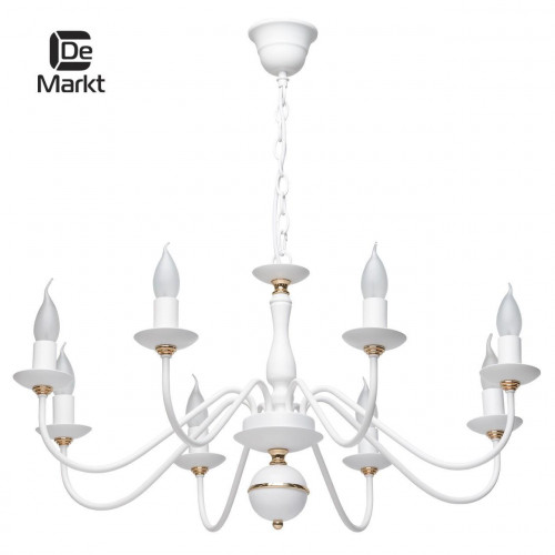 подвесная люстра de markt свеча 301018608 белая в Нижнем Тагиле