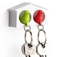 держатель+брелок для ключей двойной mini sparrow зеленый-красный в Нижнем Тагиле