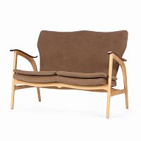диван fauteuil прямой коричневый в Нижнем Тагиле