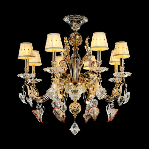 люстра md102729-8a от illuminati золото/янтарная в Нижнем Тагиле