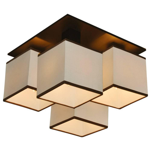 потолочная люстра arte lamp quadro a4402pl-4bk в Нижнем Тагиле
