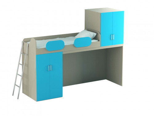 кровать-чердак mio blue big в Нижнем Тагиле