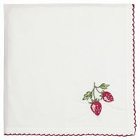 салфетка strawberry red w/embroidery в Нижнем Тагиле