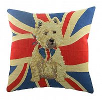 подушка с фото белого терьера jack westie в Нижнем Тагиле