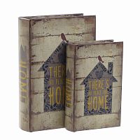 шкатулкикниги, набор из 2 шт. коричневого цвета в Нижнем Тагиле