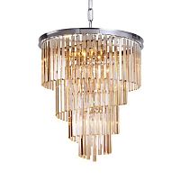 люстра helix amber от delight collection хром/янтарная в Нижнем Тагиле