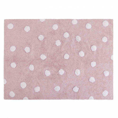 ковер polka dots розовый-белый в Нижнем Тагиле
