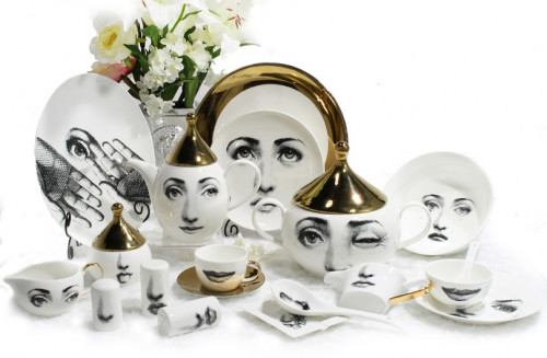 столовый сервиз пьеро форназетти golden faces в Нижнем Тагиле
