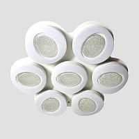 потолочный светодиодный светильник ambrella light orbital crystal sand fs1587/7 364w d880*800 в Нижнем Тагиле
