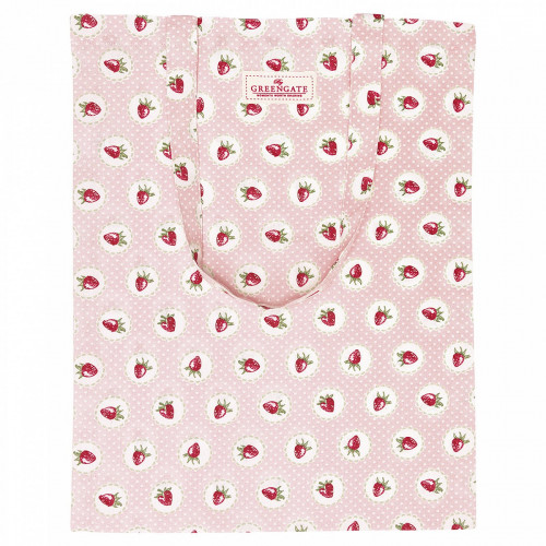сумка хлопковая strawberry pale pink в Нижнем Тагиле