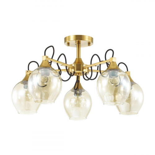 потолочная люстра lumion megan 3777/5c желтая в Нижнем Тагиле