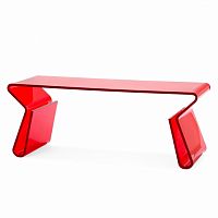 стол кофейный acrylic красный красный в Нижнем Тагиле