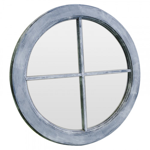 зеркало-окно круглое синее black provence в Нижнем Тагиле