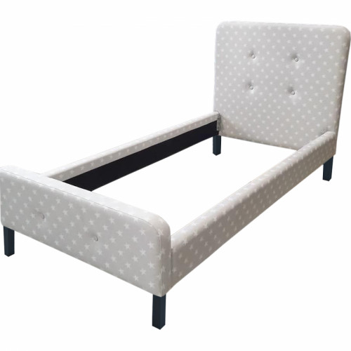 кровать button tufted flannelette 90х200 в Нижнем Тагиле