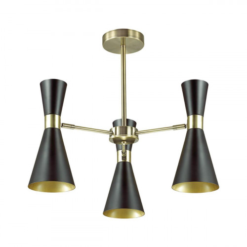 потолочная люстра lumion quinn 3662/3c черная в Нижнем Тагиле