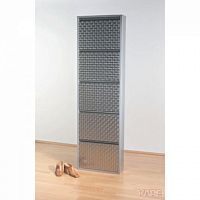 шкаф для обуви caruso серебряный 50x14x170 в Нижнем Тагиле