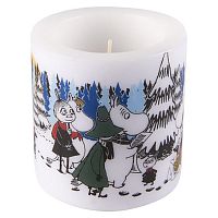 свеча большая moomin зимний лес, 8 см в Нижнем Тагиле