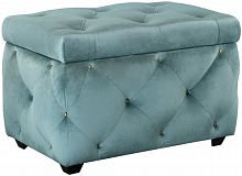 сундук leset classic-е64 велюр yd-25b бирюзовый/ножки пластик в Нижнем Тагиле