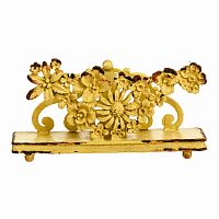 подставка для визиток pewter flower золотой в Нижнем Тагиле