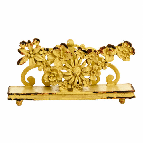 подставка для визиток pewter flower золотой в Нижнем Тагиле