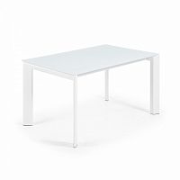 стол atta 140 (200)x90 с белым стеклом cc0179c05 от la forma (ex julia grup) в Нижнем Тагиле