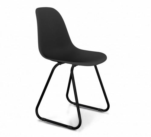 стул dsr черный s38 (eames style) в Нижнем Тагиле