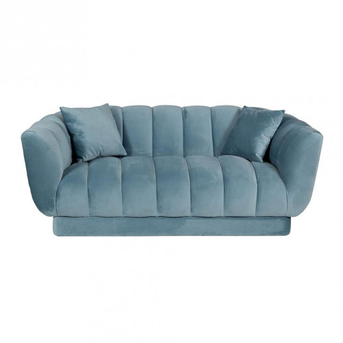 диван двуxместный с декоративными подушками голубой fabio в Нижнем Тагиле