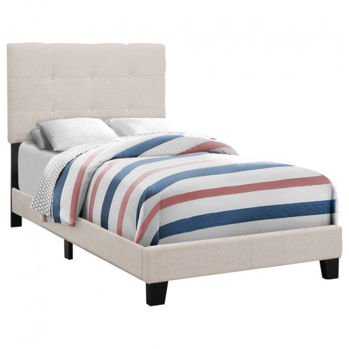 кровать beige linen 90х200 в Нижнем Тагиле