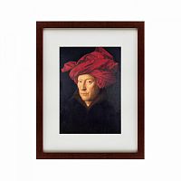 картина: portrait of a man in a chaperon (self-portrait), 1433 в Нижнем Тагиле