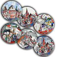 сет тарелки московия dream (6 шт.) в Нижнем Тагиле