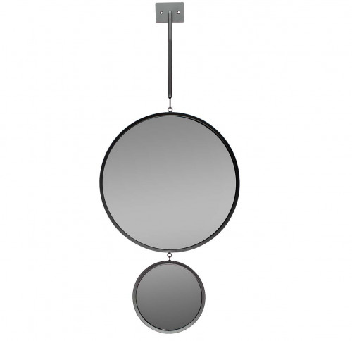 зеркало настенное черное двойное с подвесом диаметр 40-20 см в Нижнем Тагиле