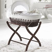 колыбель-переноска gift wicker moses basket темная, белое белье в Нижнем Тагиле