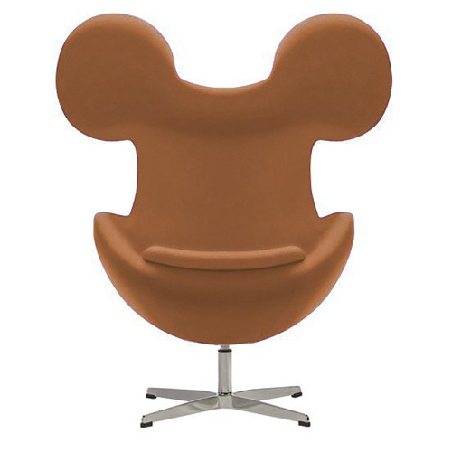 кресло egg mickey бежевое в Нижнем Тагиле