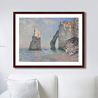 картина: the rock needle and the porte d'aval, 1885г. в Нижнем Тагиле