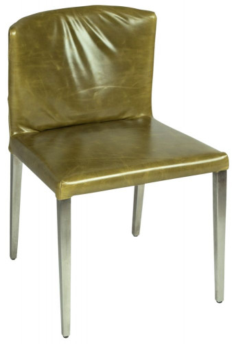стул tacit green leather в Нижнем Тагиле