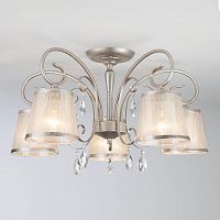 потолочная люстра eurosvet liona 60065/5 серебро в Нижнем Тагиле