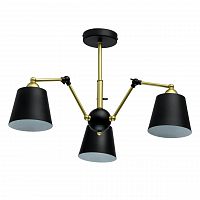 потолочная люстра mw-light таун 5 691011403 черная в Нижнем Тагиле