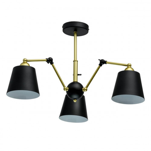 потолочная люстра mw-light таун 5 691011403 черная в Нижнем Тагиле