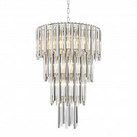 люстра gigi 13 nickel от delight collection прозрачная/никель в Нижнем Тагиле