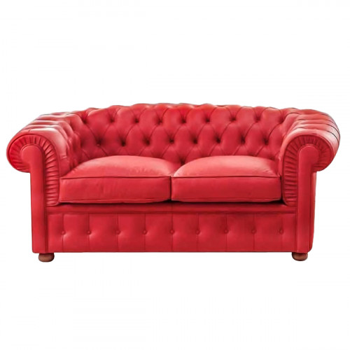 диван честерфилд (chesterfield) прямой красный в Нижнем Тагиле