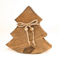 украшение новогоднее ель деревянная wooden tree, 15х14х2,5 см в Нижнем Тагиле