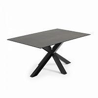 стол arya 160x90 черный, фарфоровый c436k09 от la forma (ex julia grup) в Нижнем Тагиле