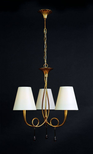 подвесная люстра mantra paola painted gold 3542 в Нижнем Тагиле