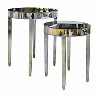 комплект из 2-х зеркальных столов specular хром в Нижнем Тагиле