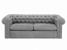 диван chesterfield прямой серый в Нижнем Тагиле